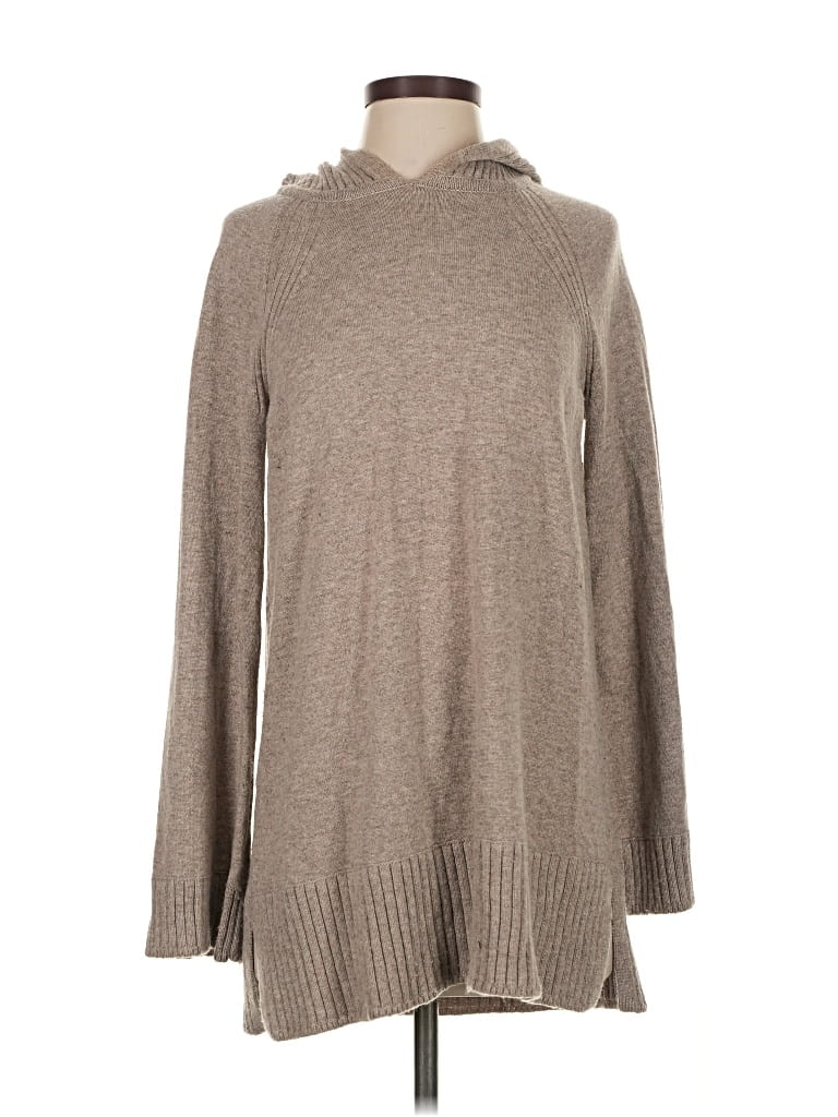 Pre-owned Ann Taylor Pullover Hoodie In Gray