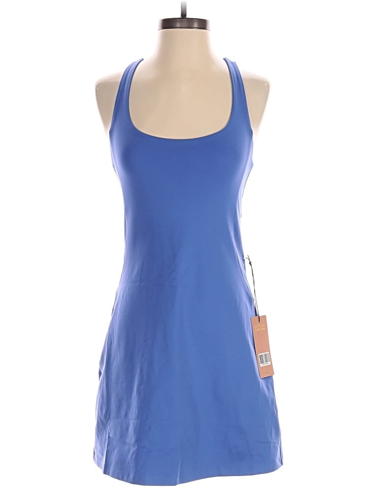 Girlfriend Collective Romper In Blue