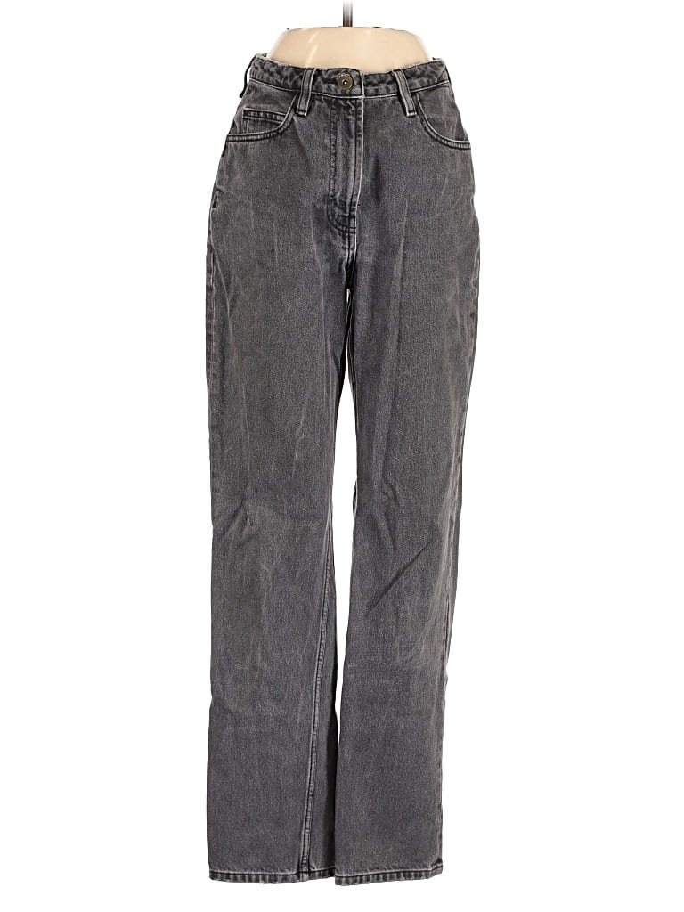 Pre-owned Collusion Jeans In Gray