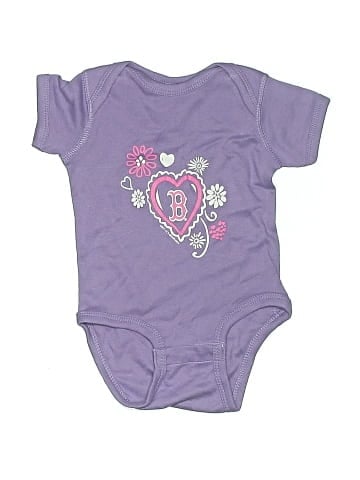 Soft As A Grape Short Sleeve Onesie (view 1)
