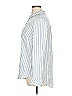 Ecothreads 100% Lyocell Stripes Blue Long Sleeve Button-Down Shirt Size 1X - photo 5
