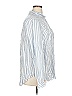 Ecothreads 100% Lyocell Stripes Blue Long Sleeve Button-Down Shirt Size 1X - photo 4