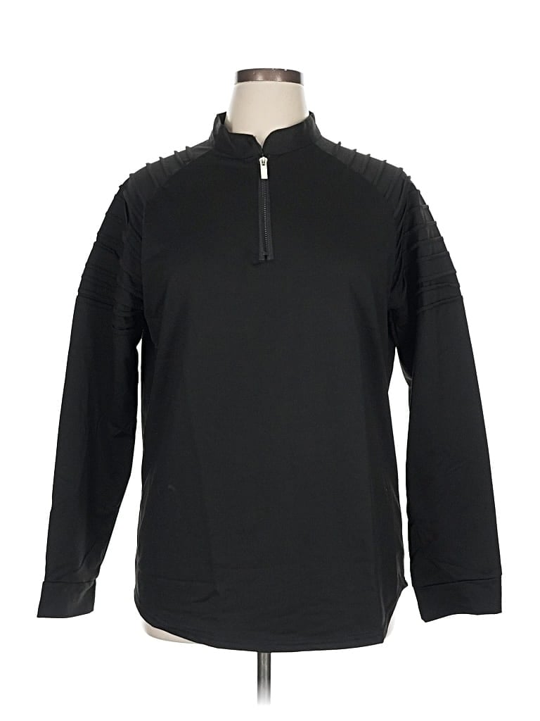 Pre-owned Unbranded Fleece Jacket In Black