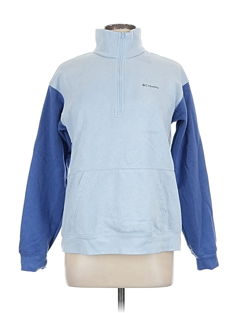 Pre-owned Columbia Sweatshirt In Blue