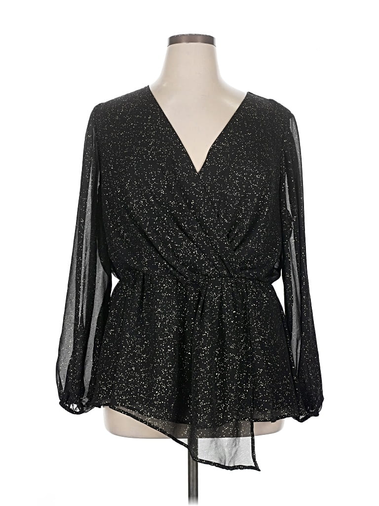 Pre-owned Lane Bryant Cocktail Dress In Black