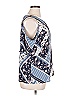 Cooper & Ella 100% Polyester Blue 3/4 Sleeve Blouse Size XL (4) - photo 4