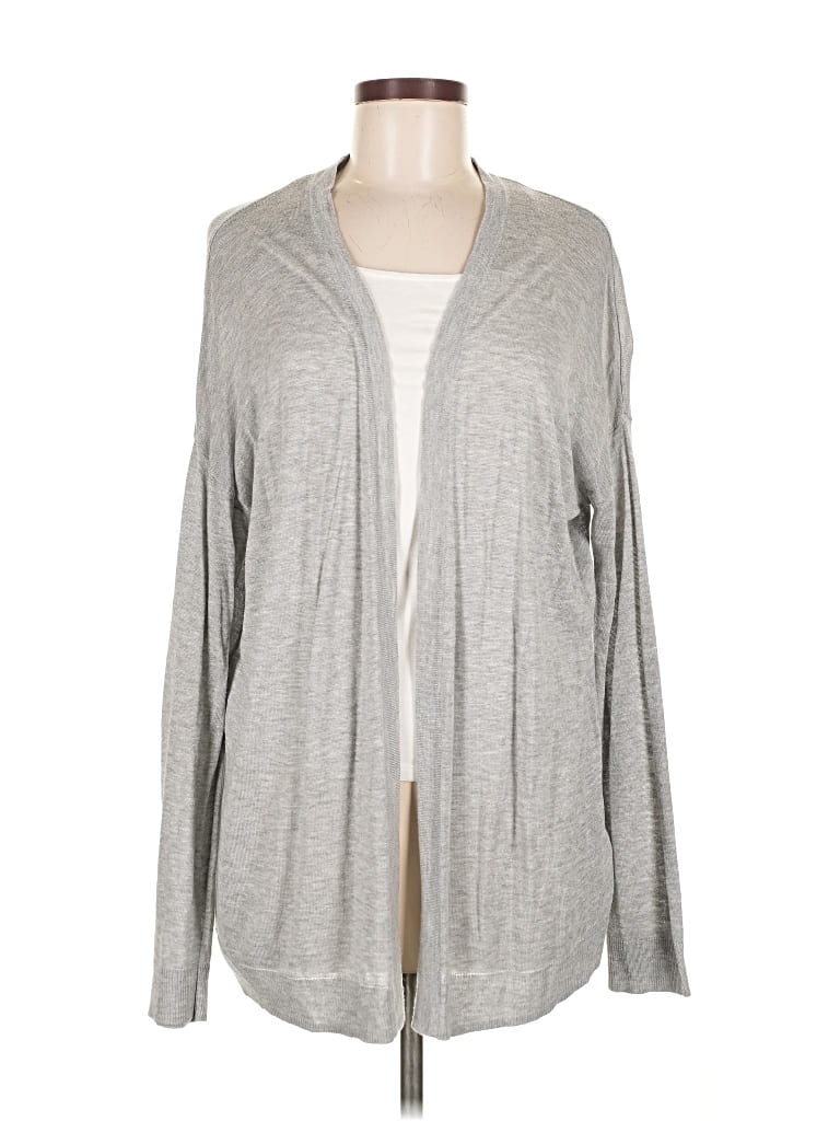Pre-owned H&m Cardigan Sweater In Gray