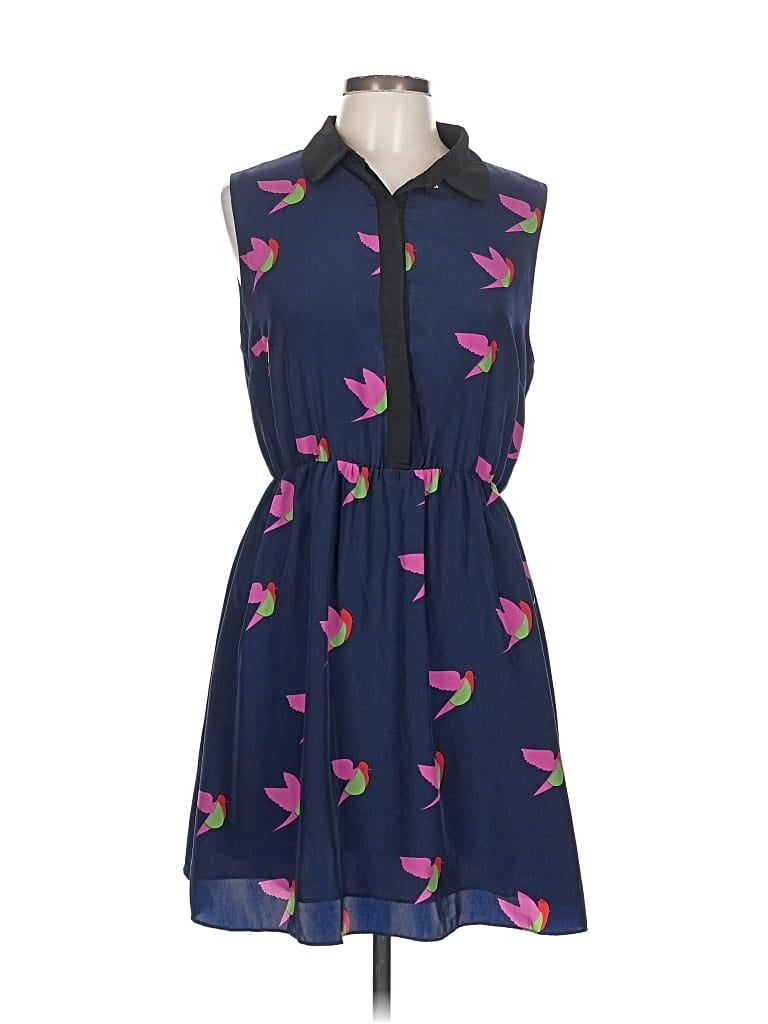 Pre-owned Pink Martini Casual Dress In Blue