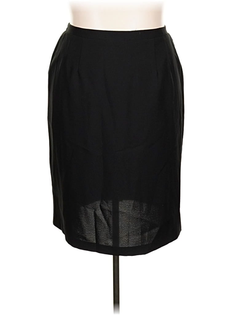 Pre-owned Sag Harbor Formal Skirt In Black