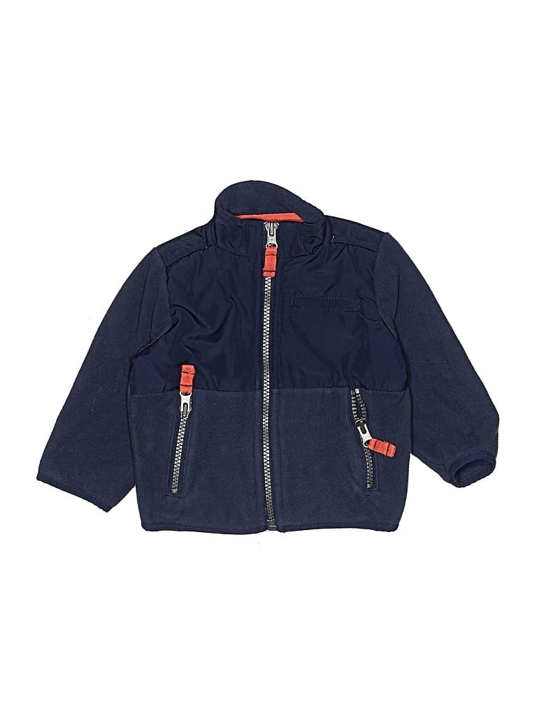 Pre-owned Carter's Babies' Fleece Jacket In Blue