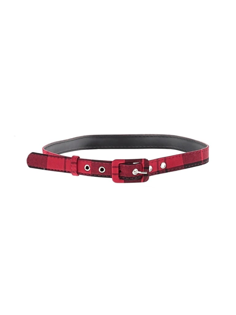 Pre-owned Unbranded Belt In Red