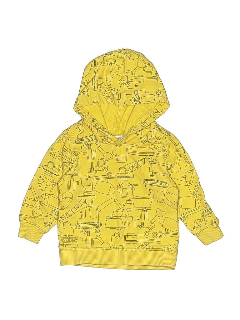 Pre-owned Carter's Babies' Pullover Hoodie In Yellow