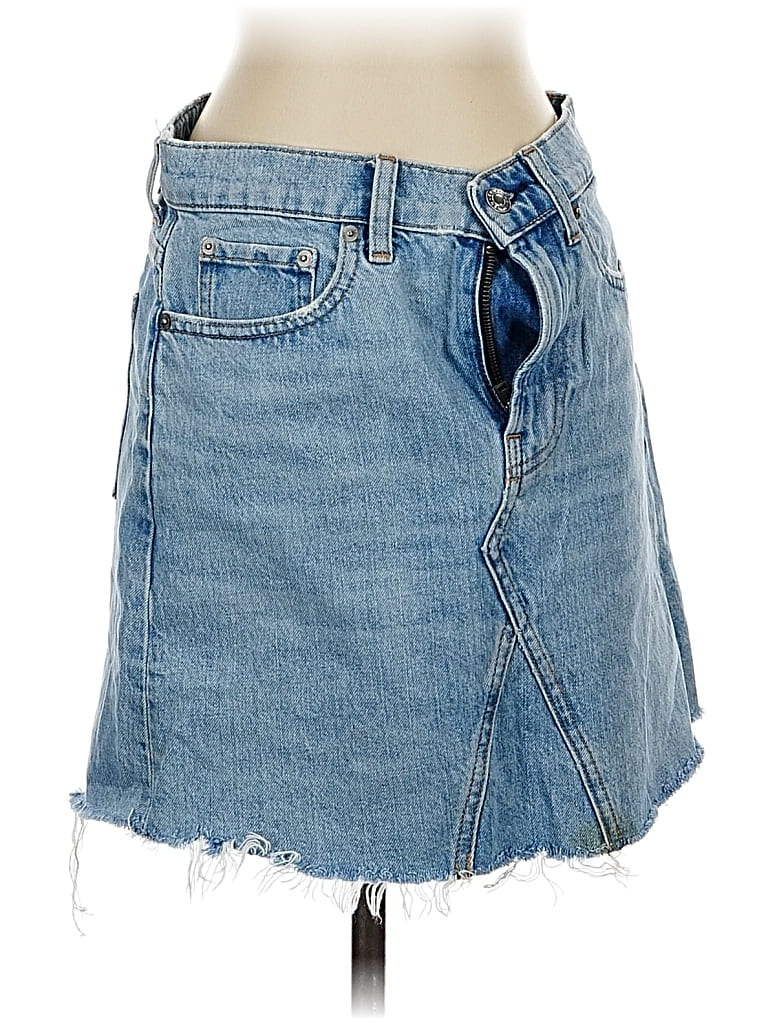Pre-owned Everlane Denim Skirt In Blue