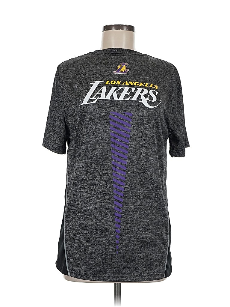Pre-owned Nba Short Sleeve T-shirt In Gray