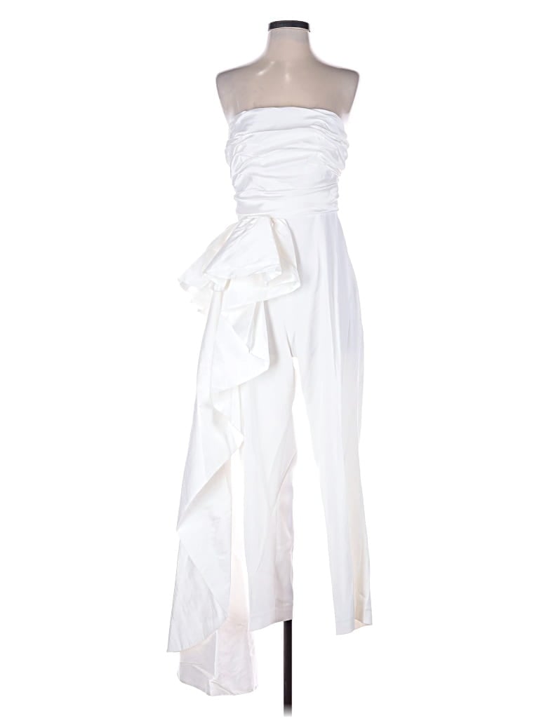 Pre-owned Jay Godfrey Jumpsuit In White