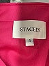 STACEES Solid Pink Cocktail Dress Size 4 - photo 6