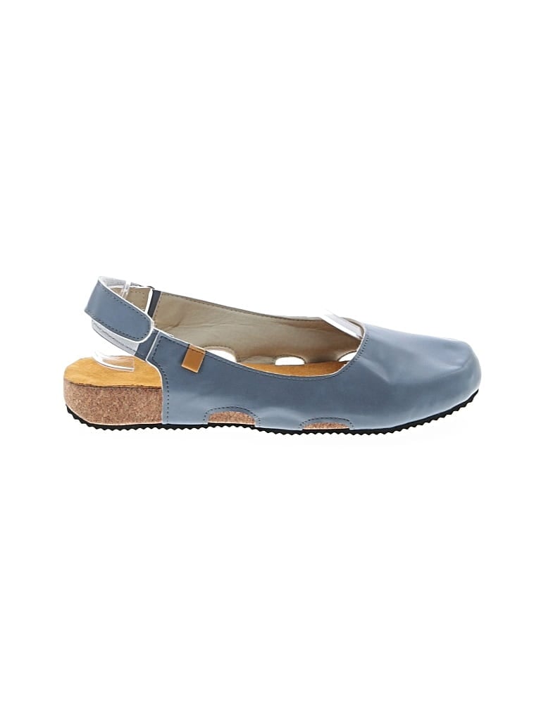 Pre-owned Unbranded Flats In Blue