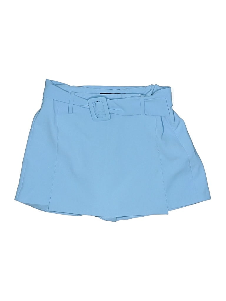Pre-owned Mng Skort In Blue