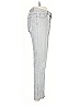 Lafayette 148 New York 100% Polyester Metallic Gray Jeans Size 4 - photo 4
