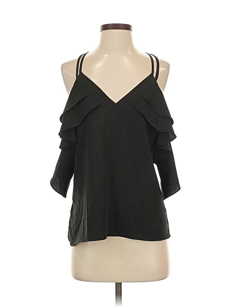 Pre-owned Saks Fifth Avenue Sleeveless Blouse In Black