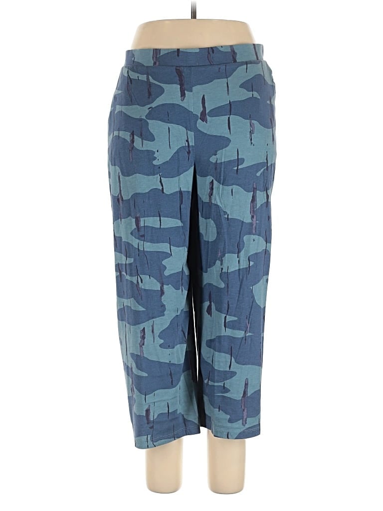 Pre-owned Logo By Lori Goldstein Active Pants In Blue