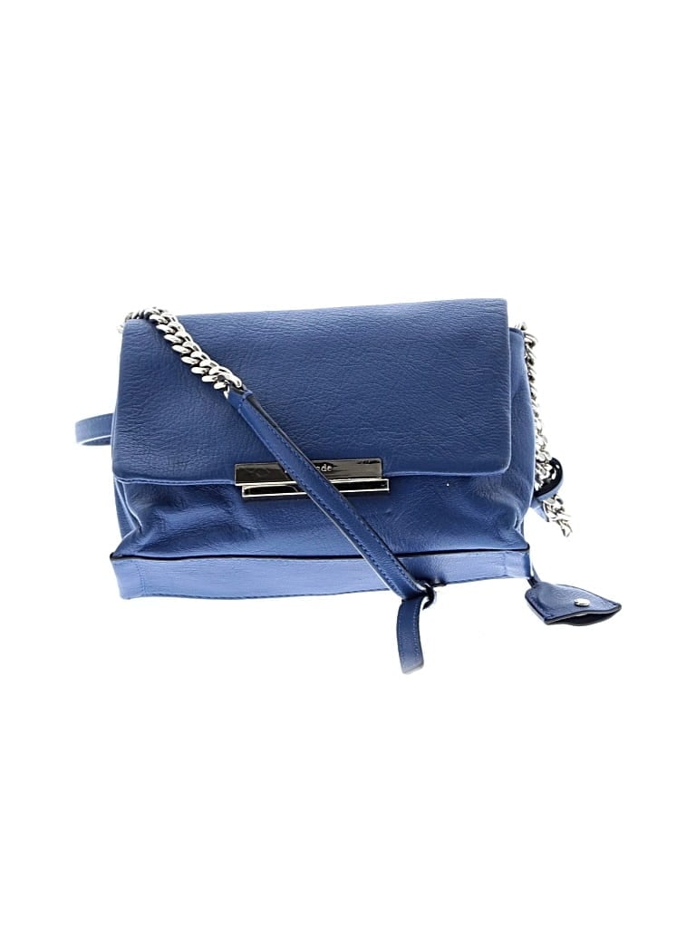Pre-owned Kate Spade New York Leather Crossbody Bag In Blue