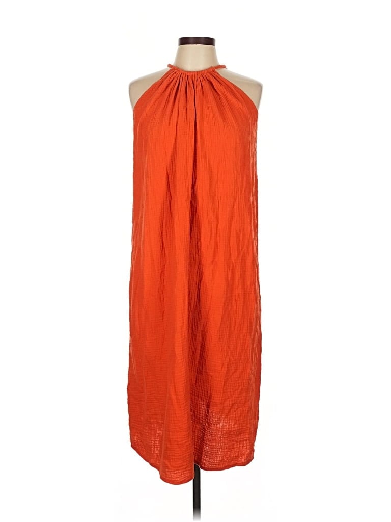 Pre-owned Kona Sol Casual Dress In Orange