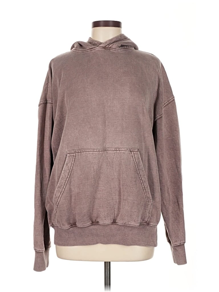 Pre-owned Boohoo Pullover Hoodie In Brown