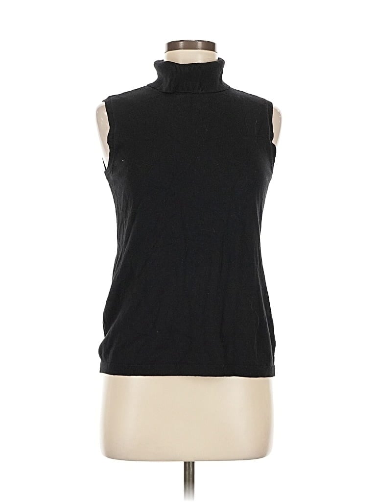 Pre-owned Calvin Klein Sweater Vest In Black