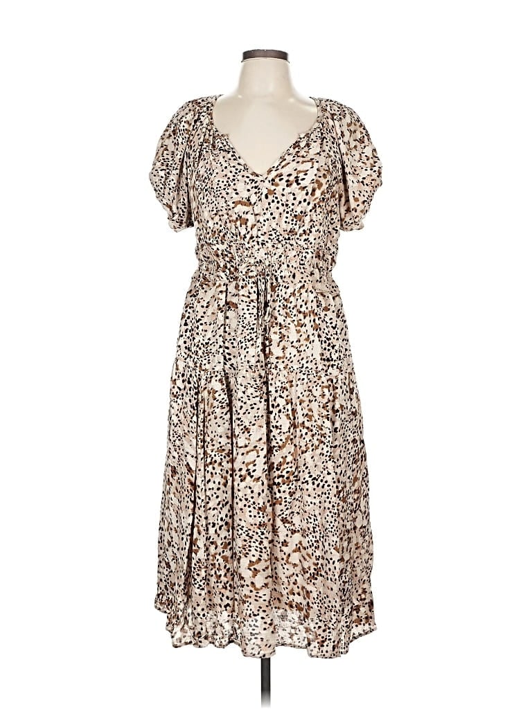 Pre-owned Universal Thread Casual Dress In Brown