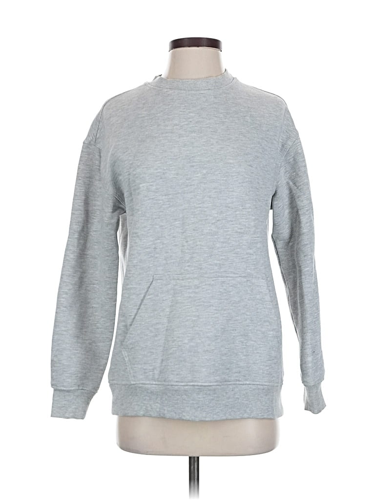 Pre-owned Danskin Sweatshirt In Gray