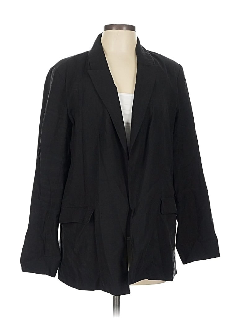Pre-owned Simply Vera Vera Wang Blazer Jacket In Black