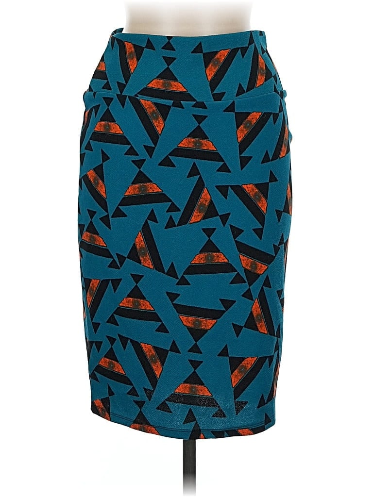 Pre-owned Lularoe Casual Skirt In Blue