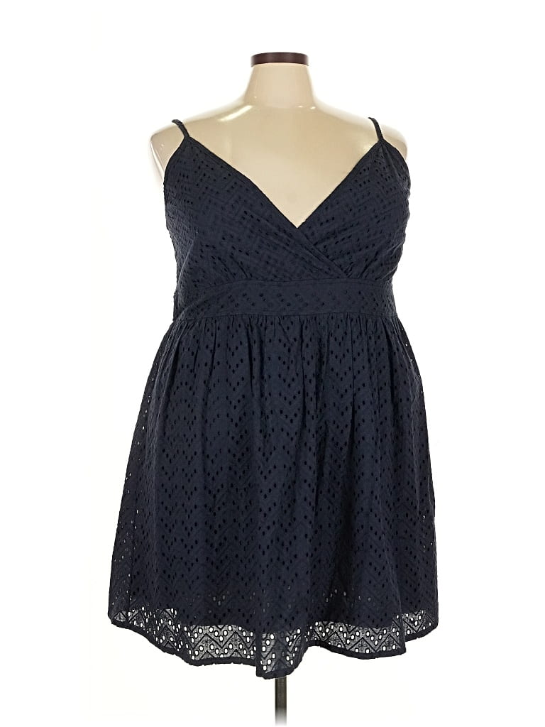Pre-owned Lane Bryant Cocktail Dress In Blue