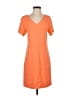 Sandro Solid Orange Casual Dress Size Sm (1) - photo 1