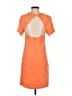 Sandro Solid Orange Casual Dress Size Sm (1) - photo 2