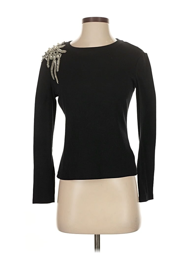 Pre-owned Unbranded Pullover Sweater In Black