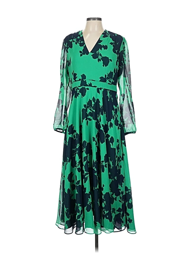 Pre-owned Hobbs London Cocktail Dress In Green