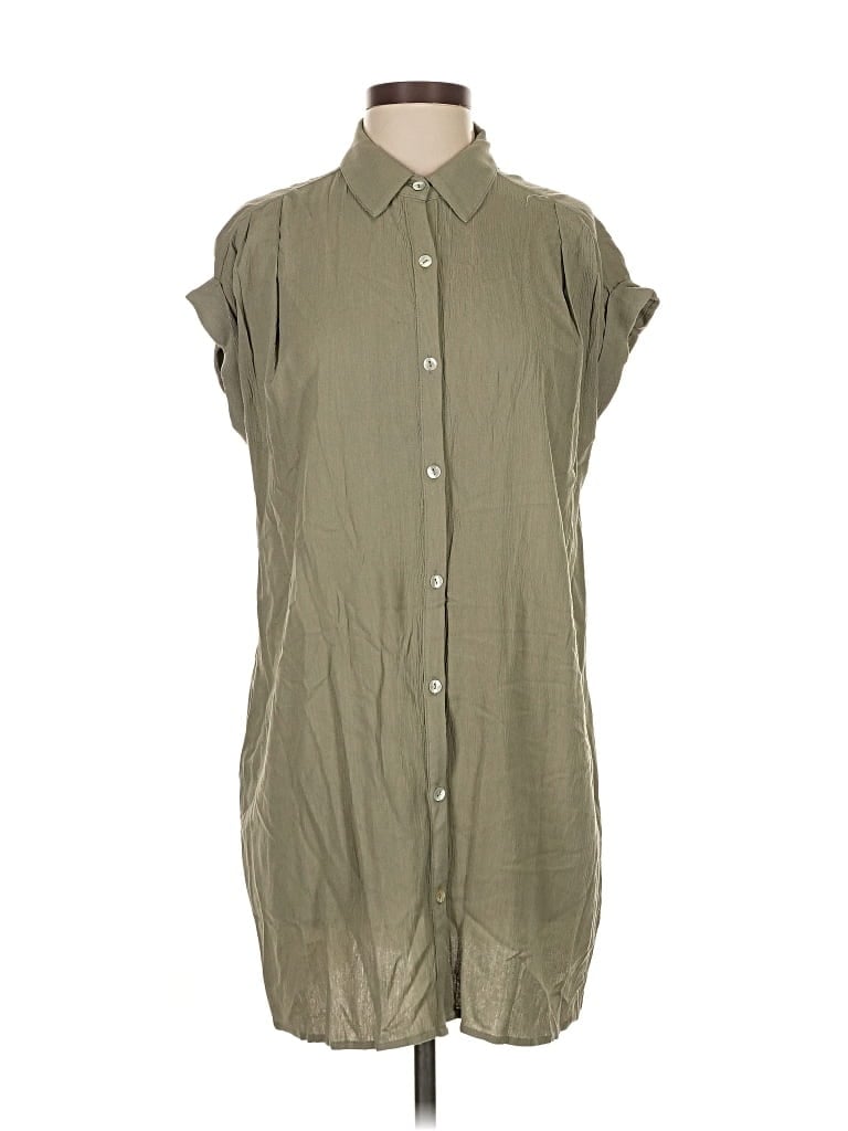 Pre-owned Dee Elly Casual Dress In Green