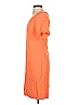 Sandro Solid Orange Casual Dress Size Sm (1) - photo 5