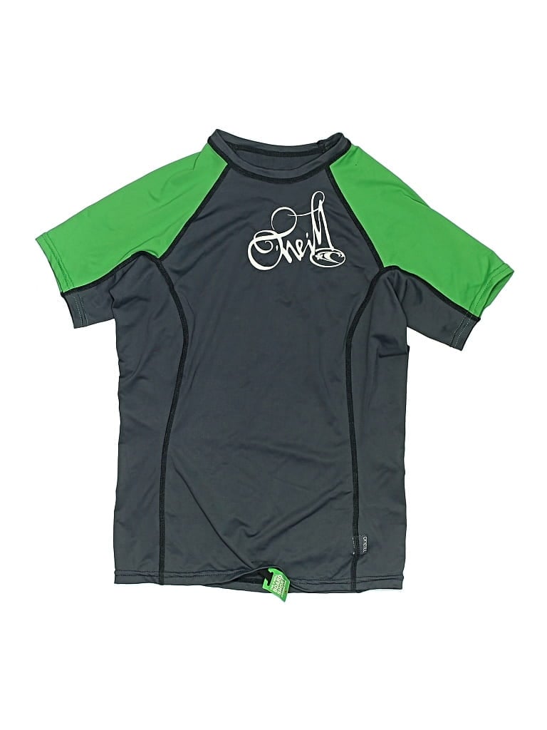 Pre-owned O'neill Rash Guard In Green