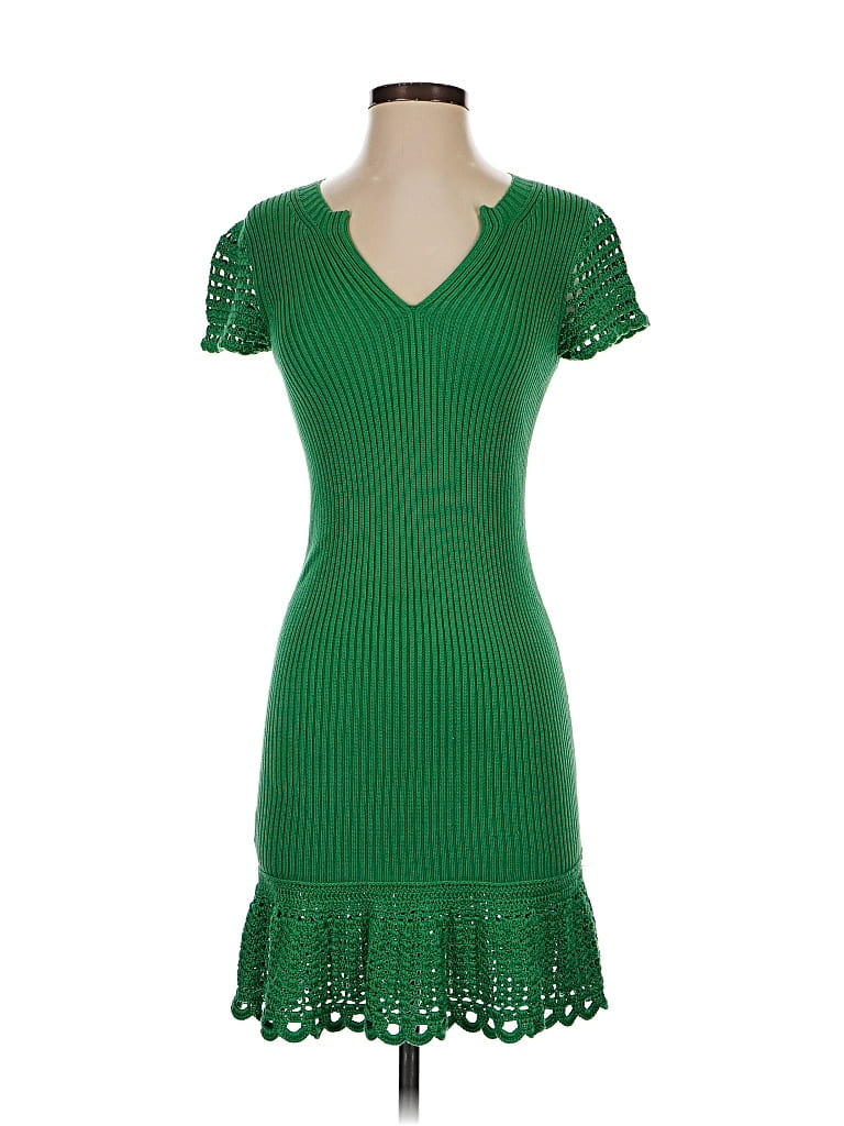 Pre-owned Bcbgmaxazria Cocktail Dress In Green