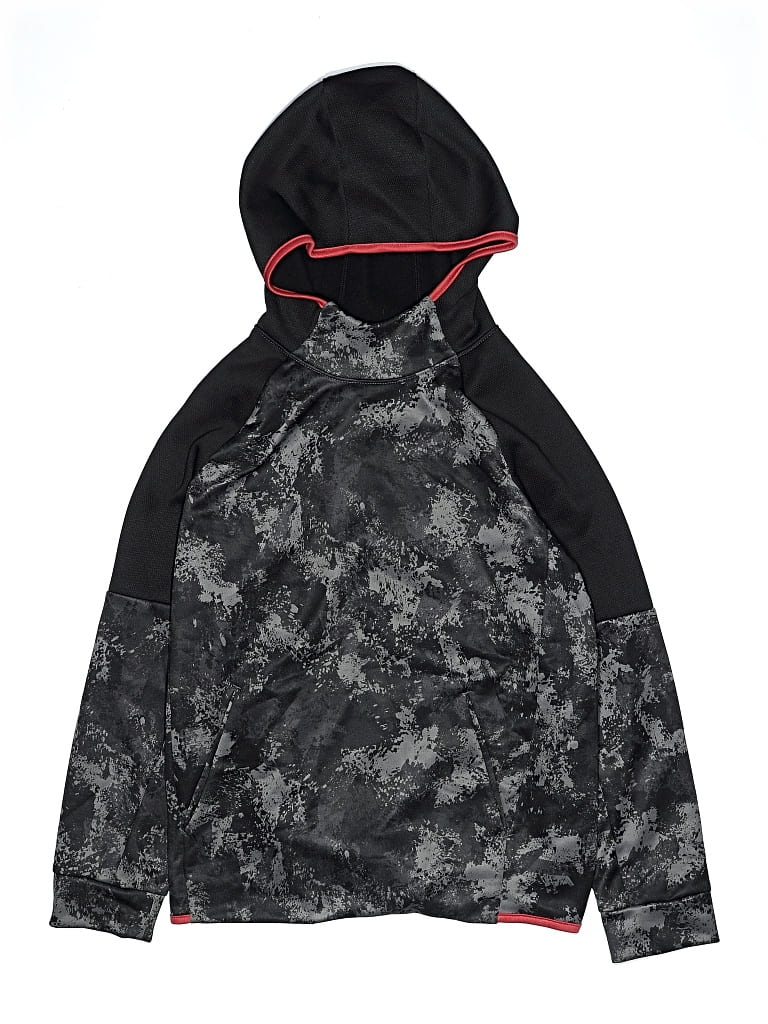 Pre-owned Active By Old Navy Kids' Pullover Hoodie In Black