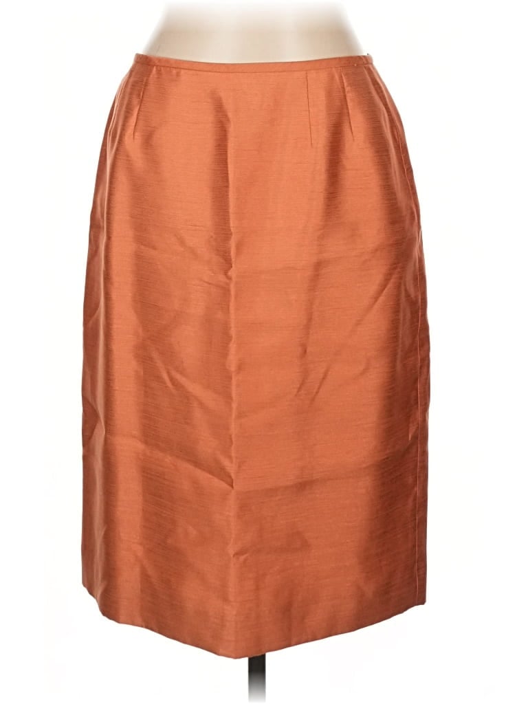 Pre-owned Le Suit Formal Skirt In Brown