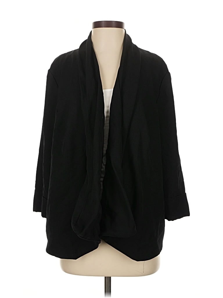 Pre-owned Jones Studio Blazer Jacket In Black