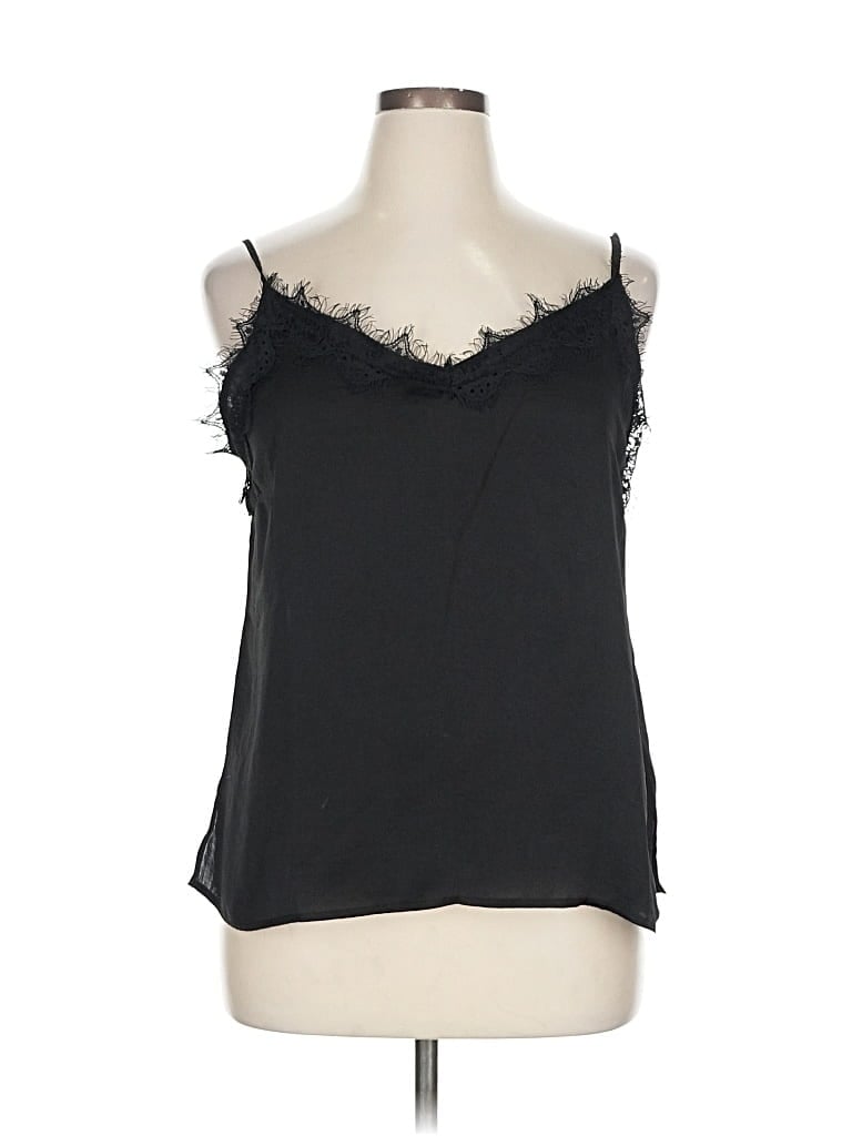 Pre-owned Love Sadie Tank Top Black Sweetheart Neckline Tops