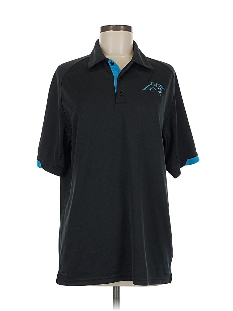 Pre-owned Nike Short Sleeve Polo Shirt In Black