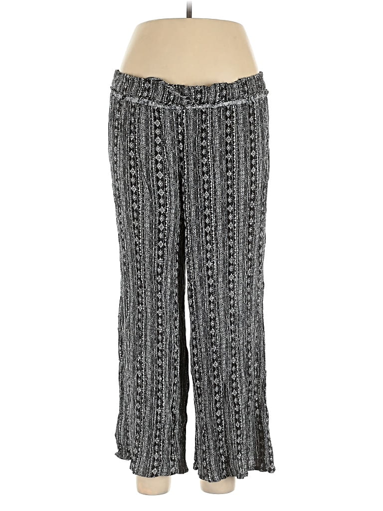 Pre-owned One World Casual Pants In Gray