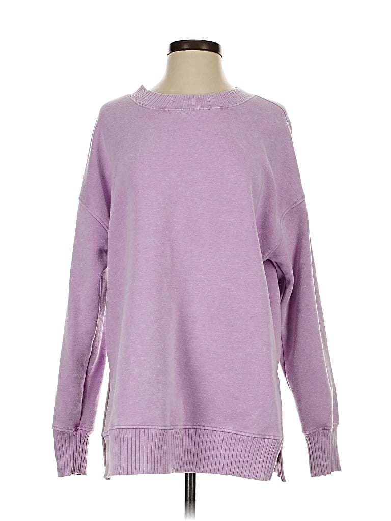 Pre-owned Sonoma Goods For Life Pullover Sweater In Purple