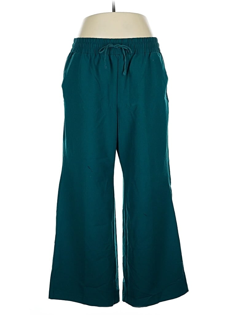 Pre-owned Lane Bryant Casual Pants In Blue